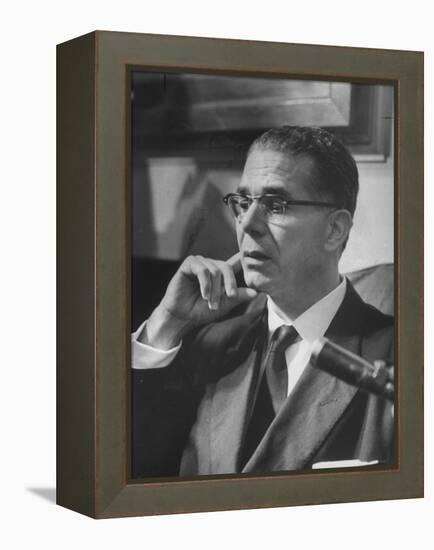 Pres. of the Dominican Republic, Joaquin Balaguer-null-Framed Premier Image Canvas