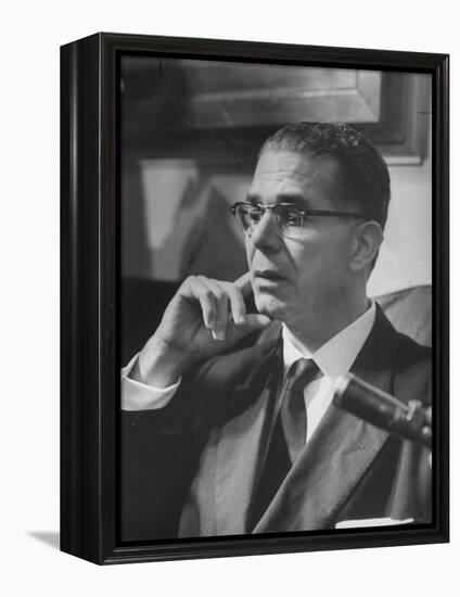 Pres. of the Dominican Republic, Joaquin Balaguer-null-Framed Premier Image Canvas