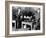 Pres Richard Nixon and Premier Chou En-Lai before First Plenary Session, Beijing, Feb 21, 1972-null-Framed Photo