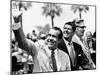 Pres Richard Nixon, Gov Ronald Reagan and Donald Johnson, Administrator of Veterans Affairs-null-Mounted Photo