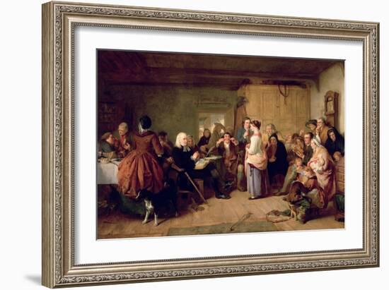 Presbyterian Catechising, 1847-John Phillip-Framed Giclee Print