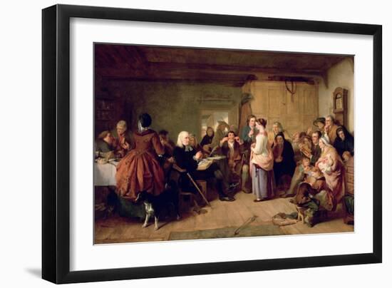 Presbyterian Catechising, 1847-John Phillip-Framed Giclee Print