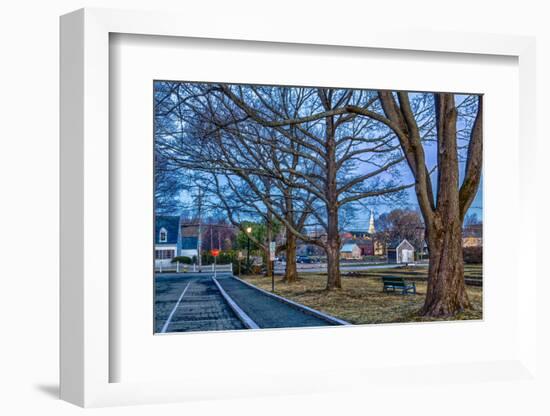 Prescott Park and Mechanic Street in Portsmouth, New Hampshire-Jerry & Marcy Monkman-Framed Photographic Print