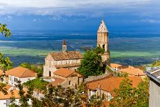 Panorama View of Sighnaghi (Signagi) City in Kakheti Region in Georgia-prescott09-Photographic Print