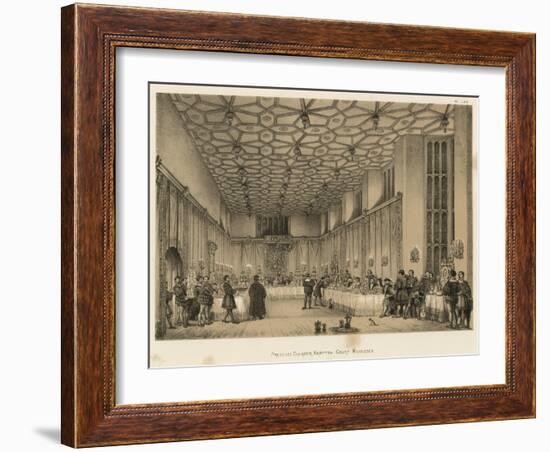 Presence Chamber, Hampton Court, Middlesex-Joseph Nash-Framed Giclee Print