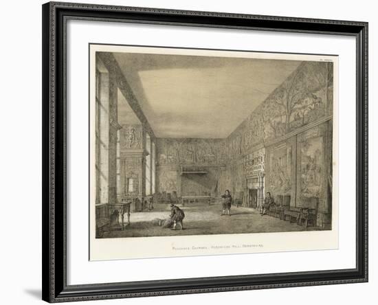 Presence Chamber, Hardwicke Hall, Derbyshire-Joseph Nash-Framed Giclee Print