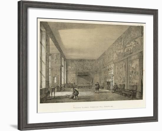 Presence Chamber, Hardwicke Hall, Derbyshire-Joseph Nash-Framed Giclee Print