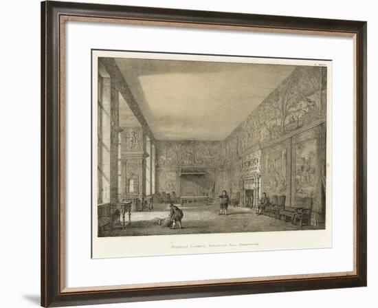 Presence Chamber, Hardwicke Hall, Derbyshire-Joseph Nash-Framed Giclee Print