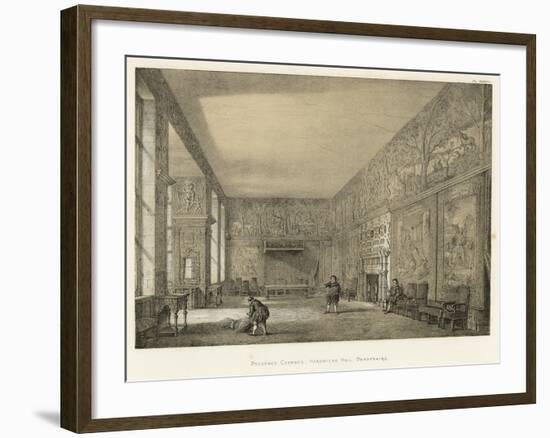 Presence Chamber, Hardwicke Hall, Derbyshire-Joseph Nash-Framed Giclee Print