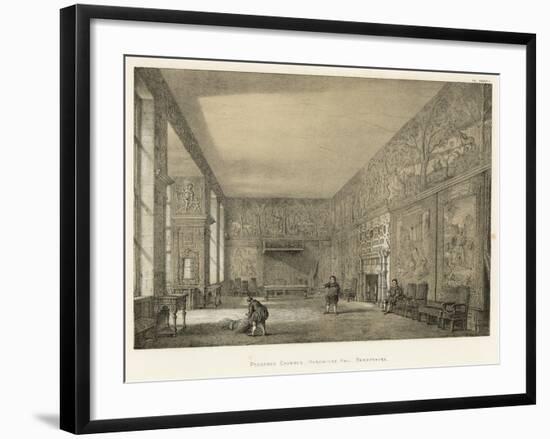 Presence Chamber, Hardwicke Hall, Derbyshire-Joseph Nash-Framed Giclee Print