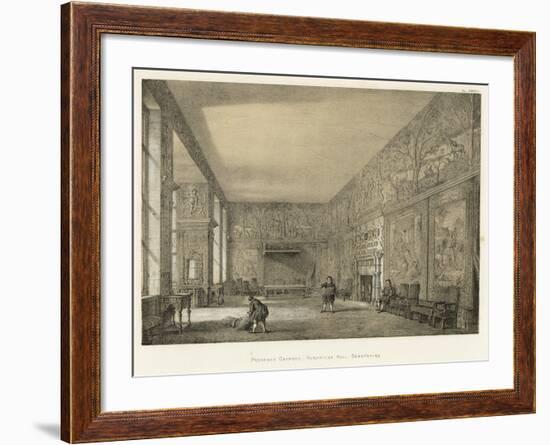 Presence Chamber, Hardwicke Hall, Derbyshire-Joseph Nash-Framed Giclee Print