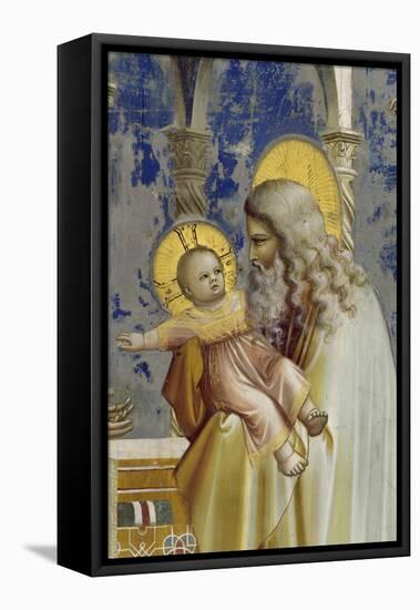 Presentation at the Temple, Detail-Giotto di Bondone-Framed Premier Image Canvas