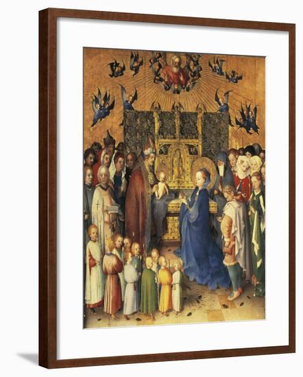 Presentation in Temple, 1447-Stefan Lochner-Framed Giclee Print