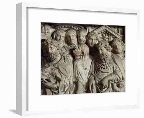 Presentation in Temple, Panel from Pulpit of Baptistery of St John, 1255-1260-Nicola Pisano-Framed Giclee Print