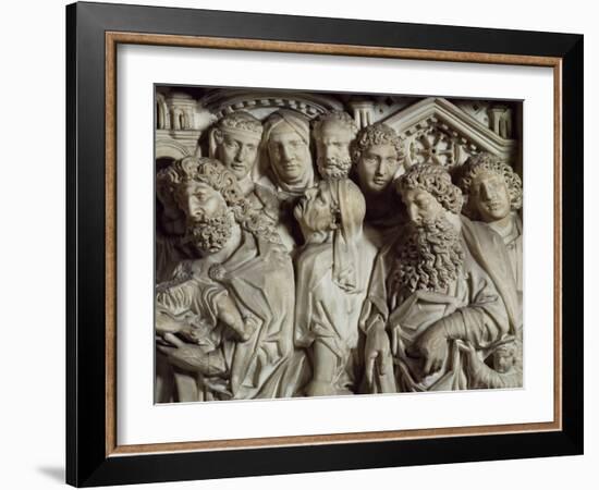 Presentation in Temple, Panel from Pulpit of Baptistery of St John, 1255-1260-Nicola Pisano-Framed Giclee Print