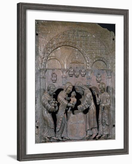 Presentation in Temple-null-Framed Giclee Print