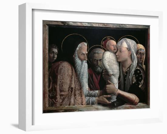 Presentation in Temple-Andrea Mantegna-Framed Giclee Print