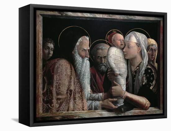 Presentation in Temple-Andrea Mantegna-Framed Premier Image Canvas