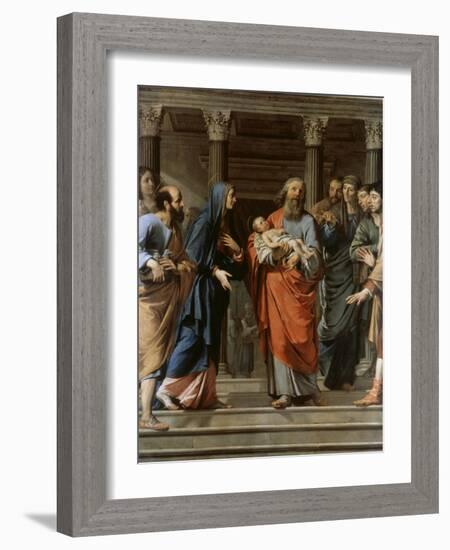 Presentation in the Temple-Philippe De Champaigne-Framed Giclee Print