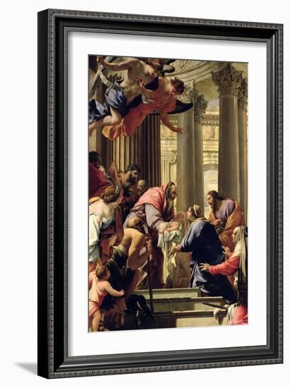 Presentation in the Temple-Simon Vouet-Framed Giclee Print