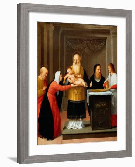 Presentation in the Temple-Bernardino Ferrari-Framed Giclee Print