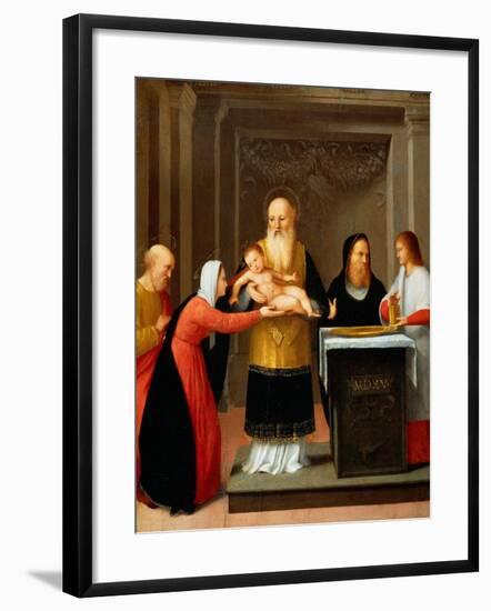 Presentation in the Temple-Bernardino Ferrari-Framed Giclee Print