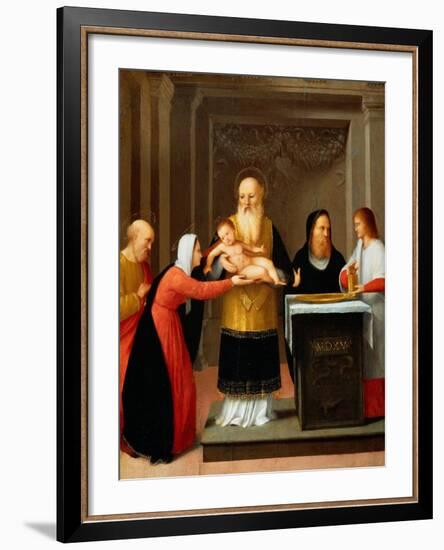 Presentation in the Temple-Bernardino Ferrari-Framed Giclee Print