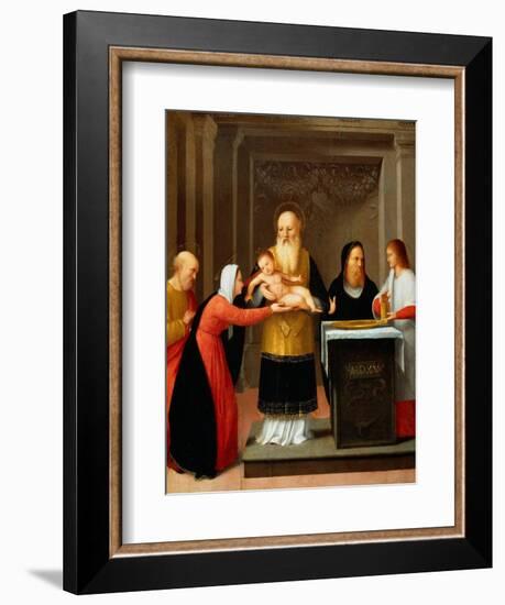 Presentation in the Temple-Bernardino Ferrari-Framed Giclee Print