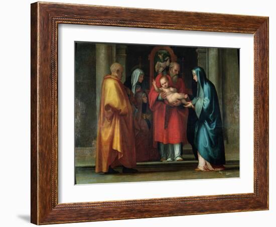 Presentation in the Temple-Fra Bartolommeo-Framed Giclee Print