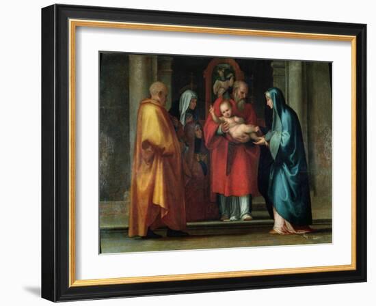 Presentation in the Temple-Fra Bartolommeo-Framed Giclee Print