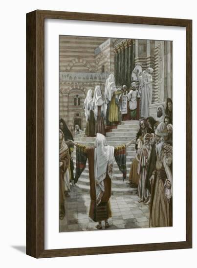 Presentation of Christ in the Temple-James Tissot-Framed Giclee Print