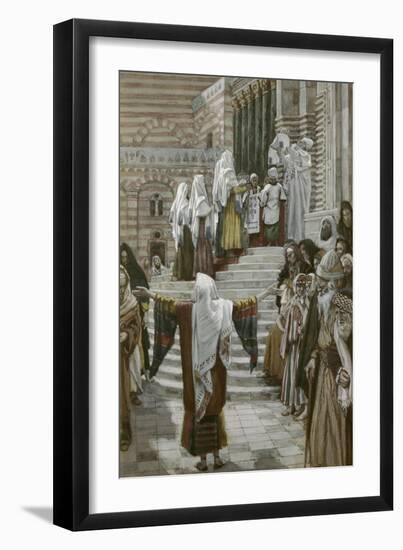 Presentation of Christ in the Temple-James Tissot-Framed Giclee Print