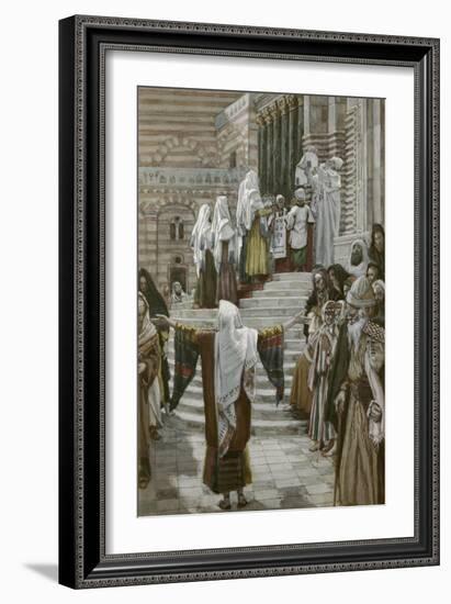 Presentation of Christ in the Temple-James Tissot-Framed Giclee Print