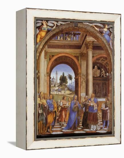 Presentation of Jesus in the Temple-Franz Lenhart-Framed Premier Image Canvas