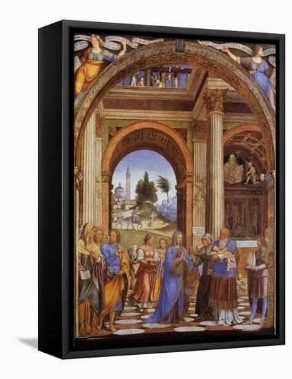 Presentation of Jesus in the Temple-Franz Lenhart-Framed Premier Image Canvas