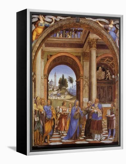 Presentation of Jesus in the Temple-Franz Lenhart-Framed Premier Image Canvas