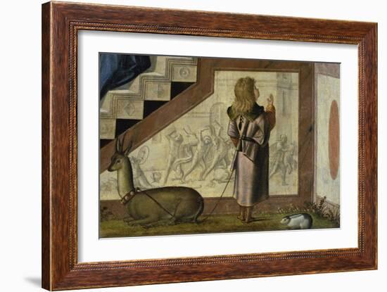 Presentation of Mary at the Temple, Detail-Vittore Carpaccio-Framed Giclee Print