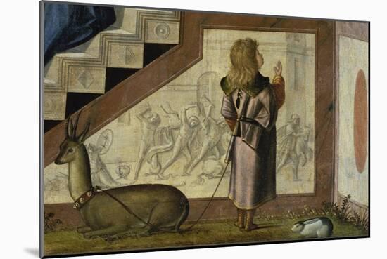 Presentation of Mary at the Temple, Detail-Vittore Carpaccio-Mounted Giclee Print