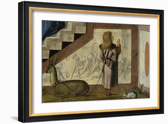 Presentation of Mary at the Temple, Detail-Vittore Carpaccio-Framed Giclee Print