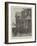 Presentation of Noble's Hospital, Isle of Man-null-Framed Giclee Print