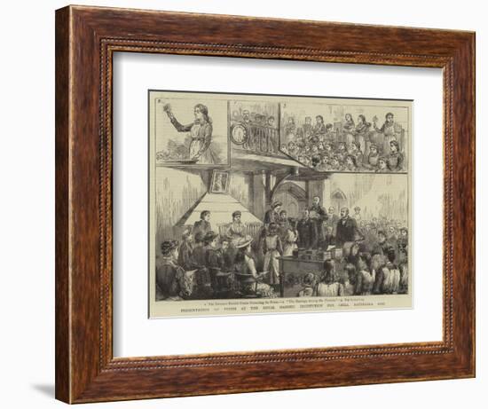 Presentation of Prizes at the Royal Masonic Institution for Girls, Battersea Rise-null-Framed Giclee Print