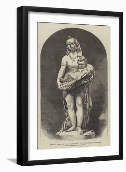 Presentation of the Child Moses, by F Barzeghi, of Milan, in the International Exhibition-null-Framed Giclee Print