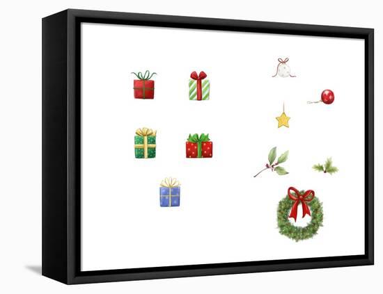 Presents and Ornaments-MAKIKO-Framed Premier Image Canvas