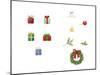 Presents and Ornaments-MAKIKO-Mounted Giclee Print