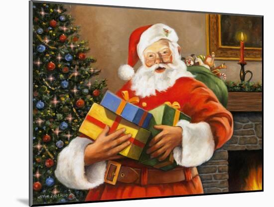 Presents from Santa-John Zaccheo-Mounted Giclee Print