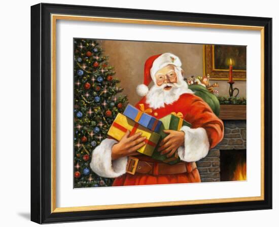 Presents from Santa-John Zaccheo-Framed Giclee Print