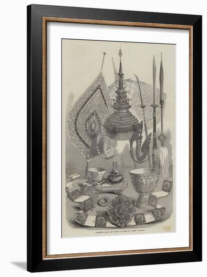 Presents from the Kings of Siam to Queen Victoria-null-Framed Giclee Print