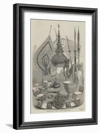 Presents from the Kings of Siam to Queen Victoria-null-Framed Giclee Print