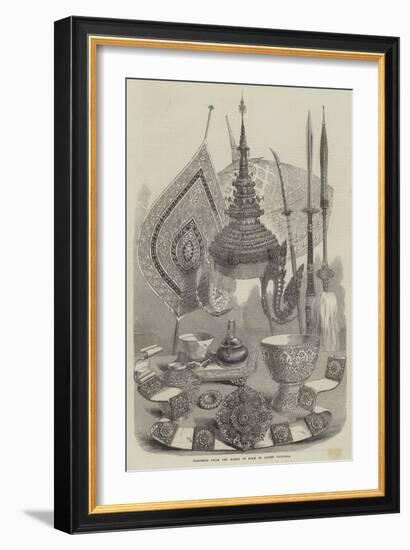 Presents from the Kings of Siam to Queen Victoria-null-Framed Giclee Print