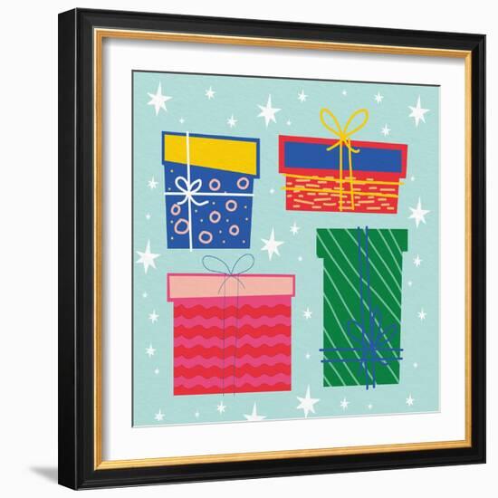 Presents-Kim Allen-Framed Art Print